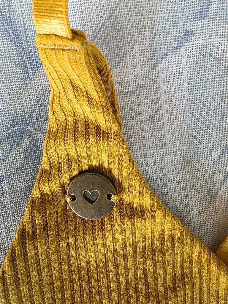 Love Fitness Cozy Ribbed High Impact Sports Bra In Honey Yellow — image 7 of 8